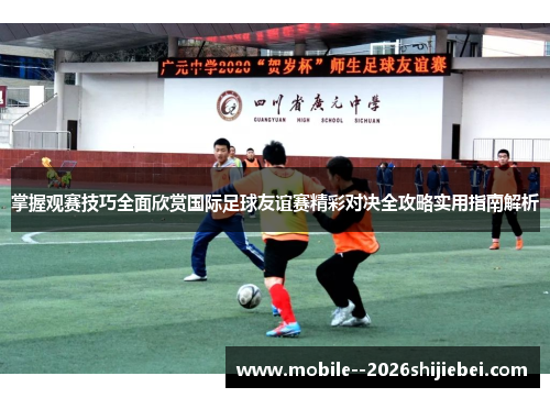 掌握观赛技巧全面欣赏国际足球友谊赛精彩对决全攻略实用指南解析