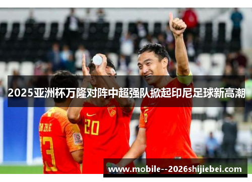 2025亚洲杯万隆对阵中超强队掀起印尼足球新高潮 2025亚洲杯万隆对阵中超强队掀起印尼足球新高潮